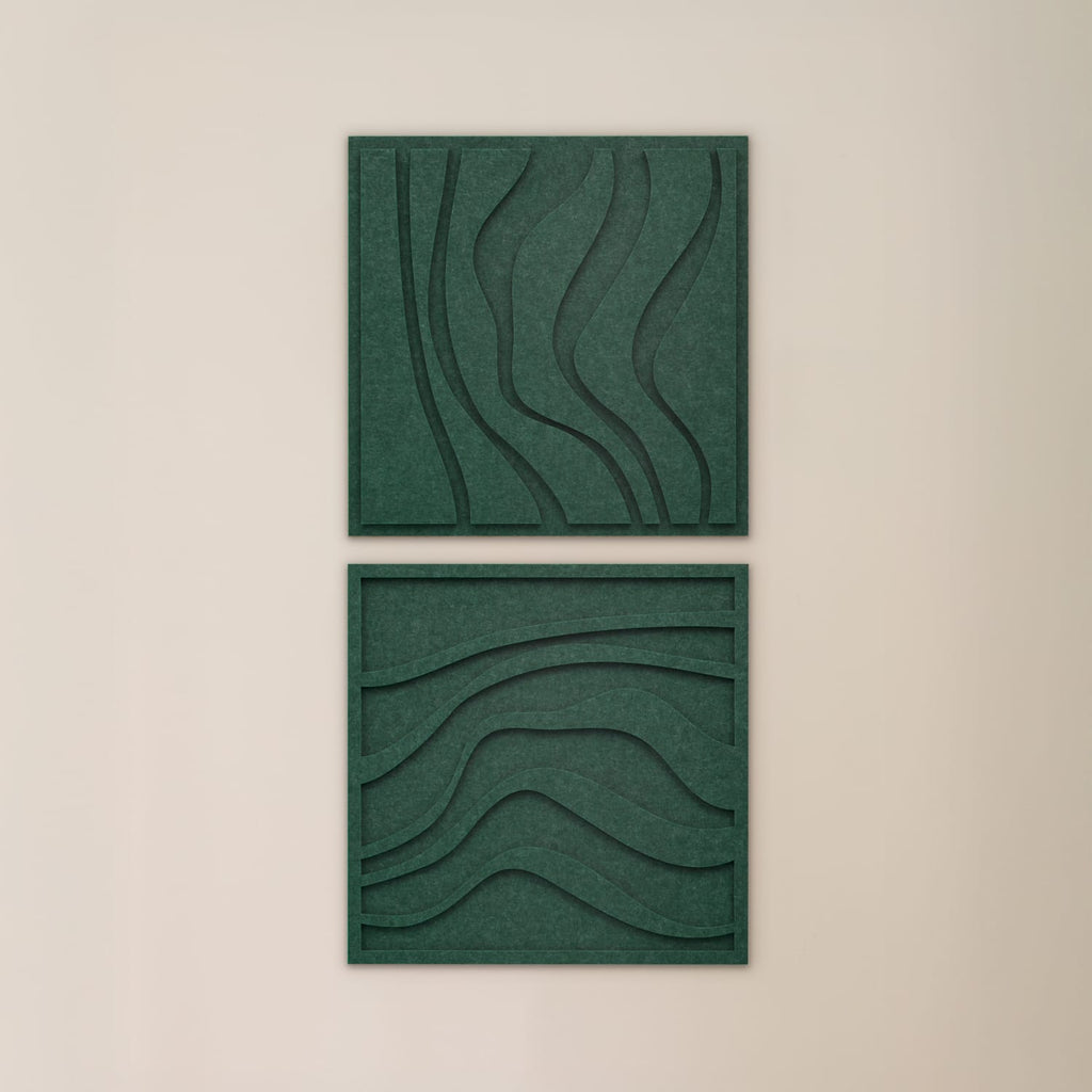 Wave Tile - Petroleum Green