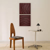 Wave Tile - Reddish Brown