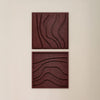 Wave Tile - Reddish Brown