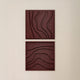 Wave Tile - Reddish Brown