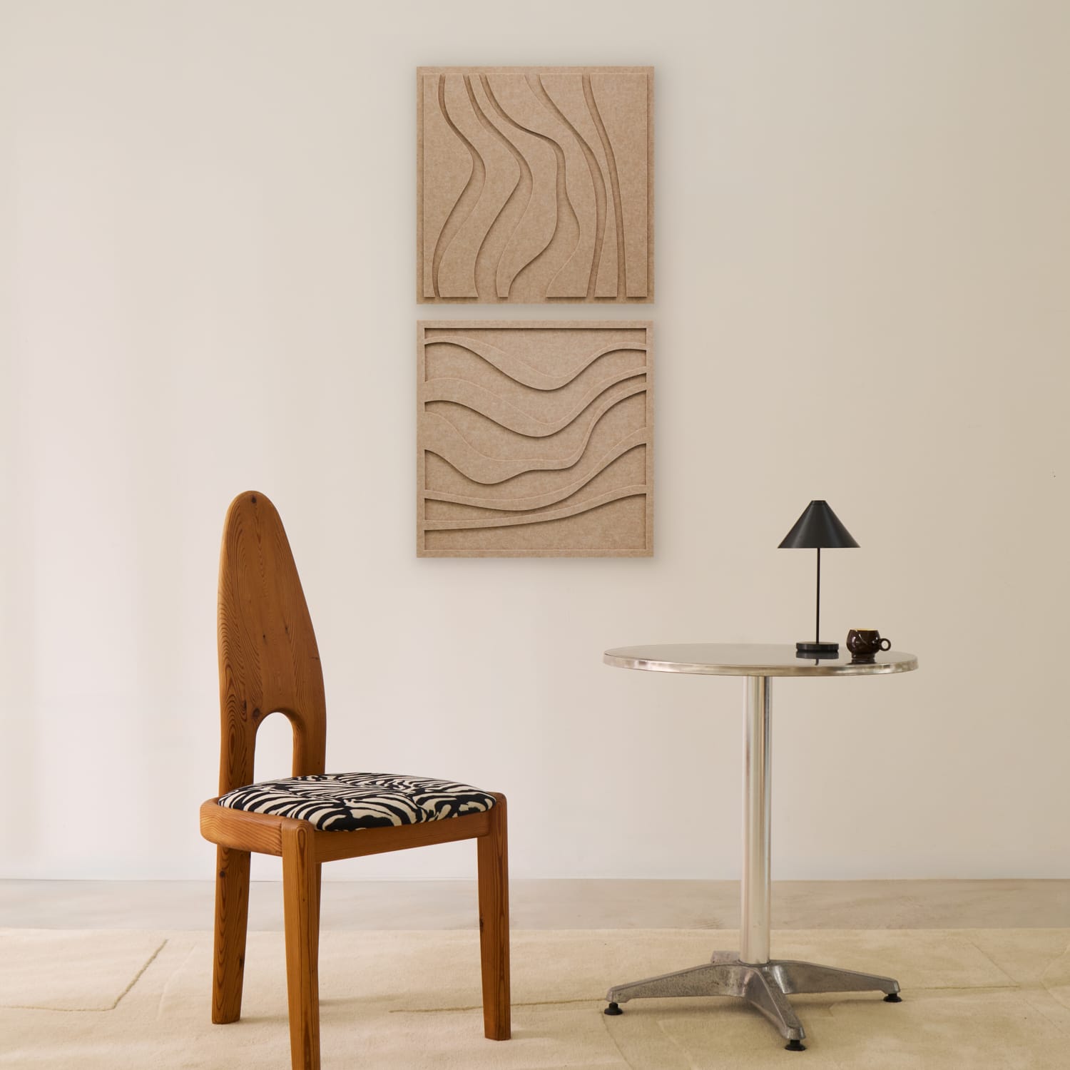 Wave Tile - Sand Beige