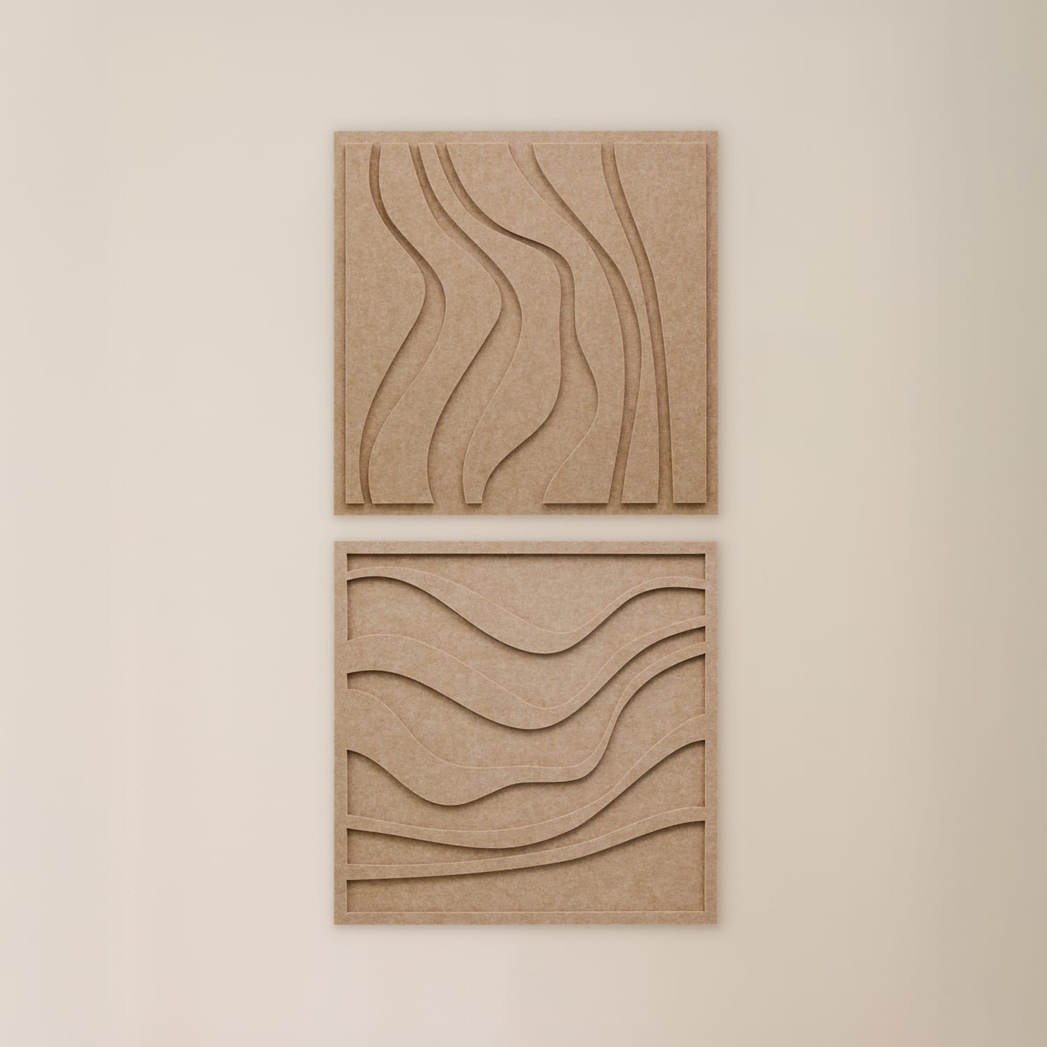 Wave Tile - Sand Beige