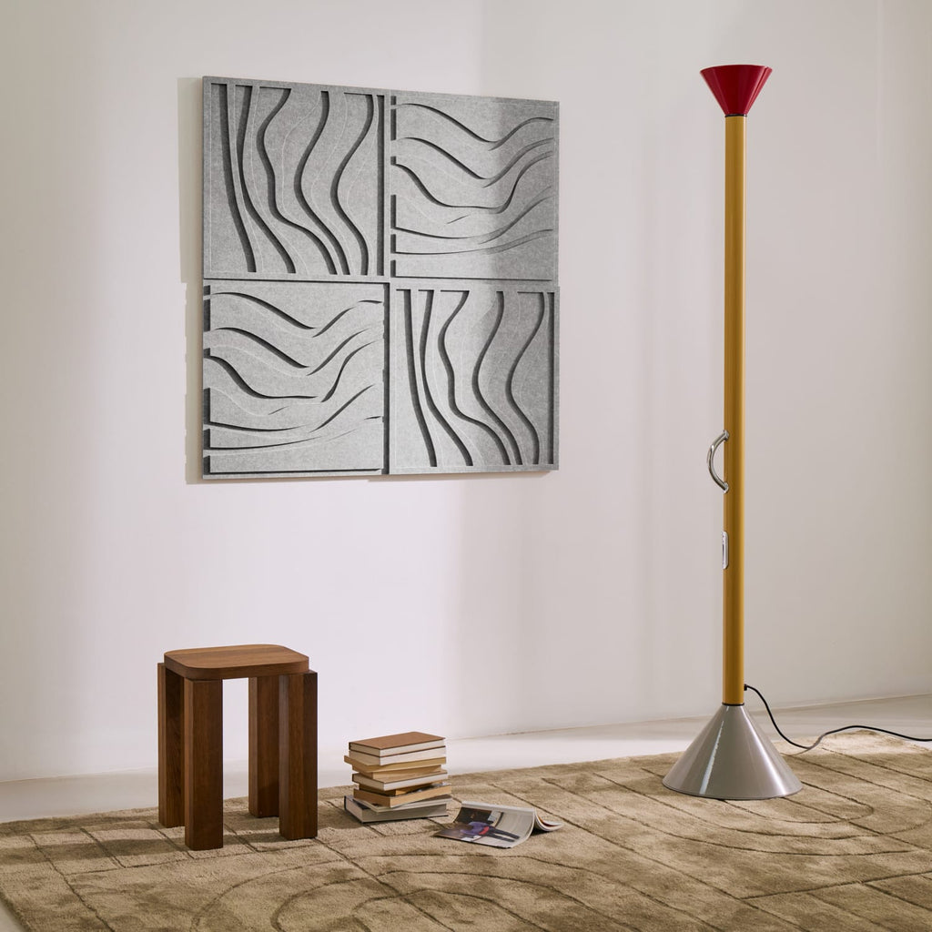 Wave Tile - Cloudy Grey