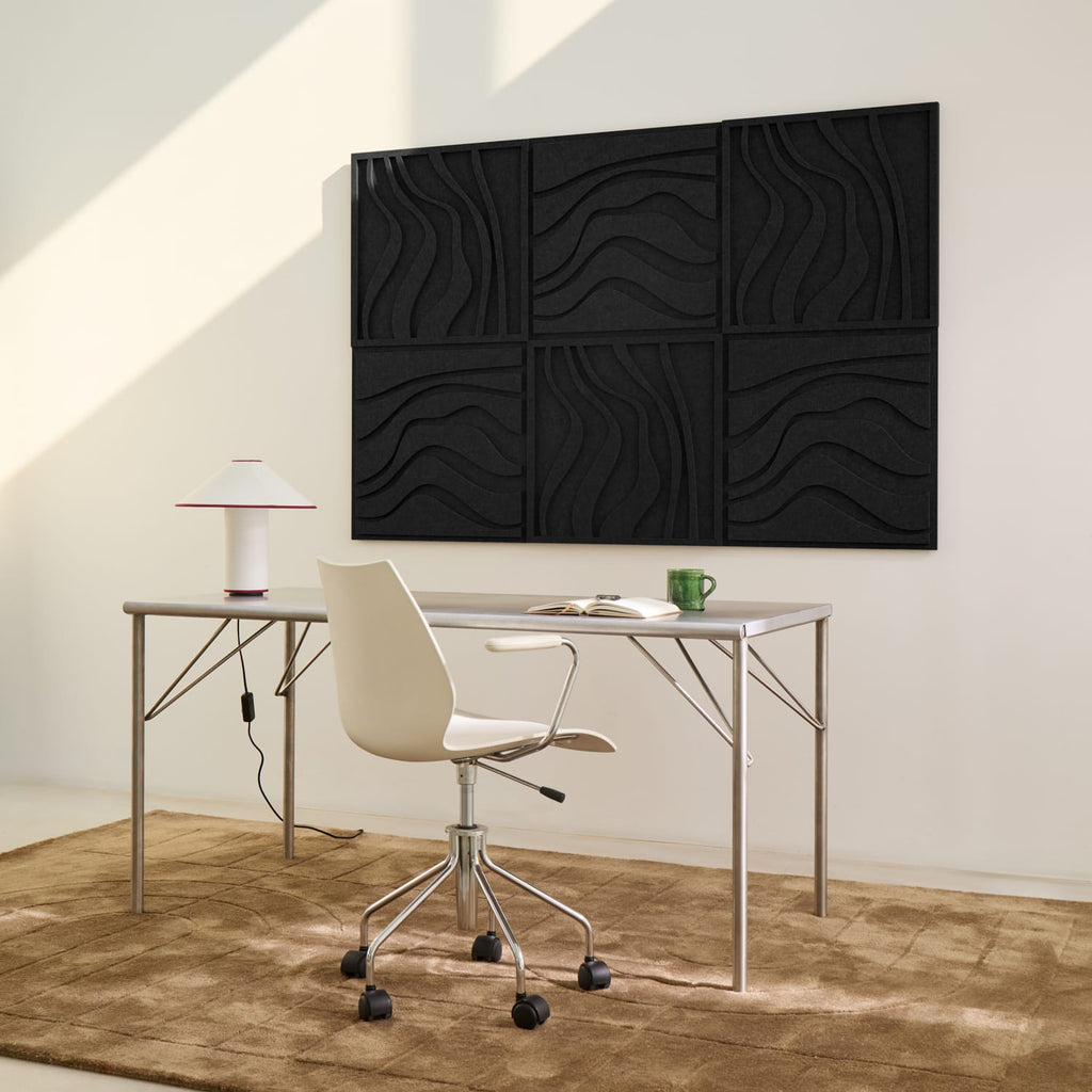 Wave Tile - Night Black