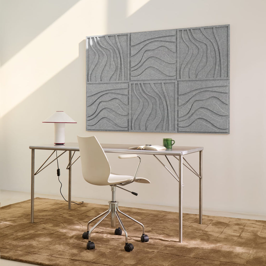 Wave Tile - Cloudy Grey
