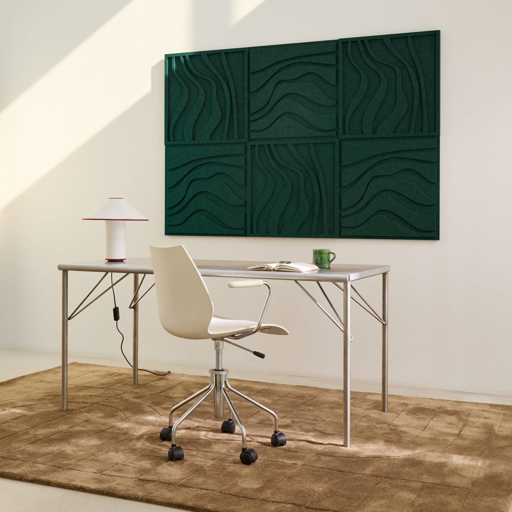 Wave Tile - Petroleum Green
