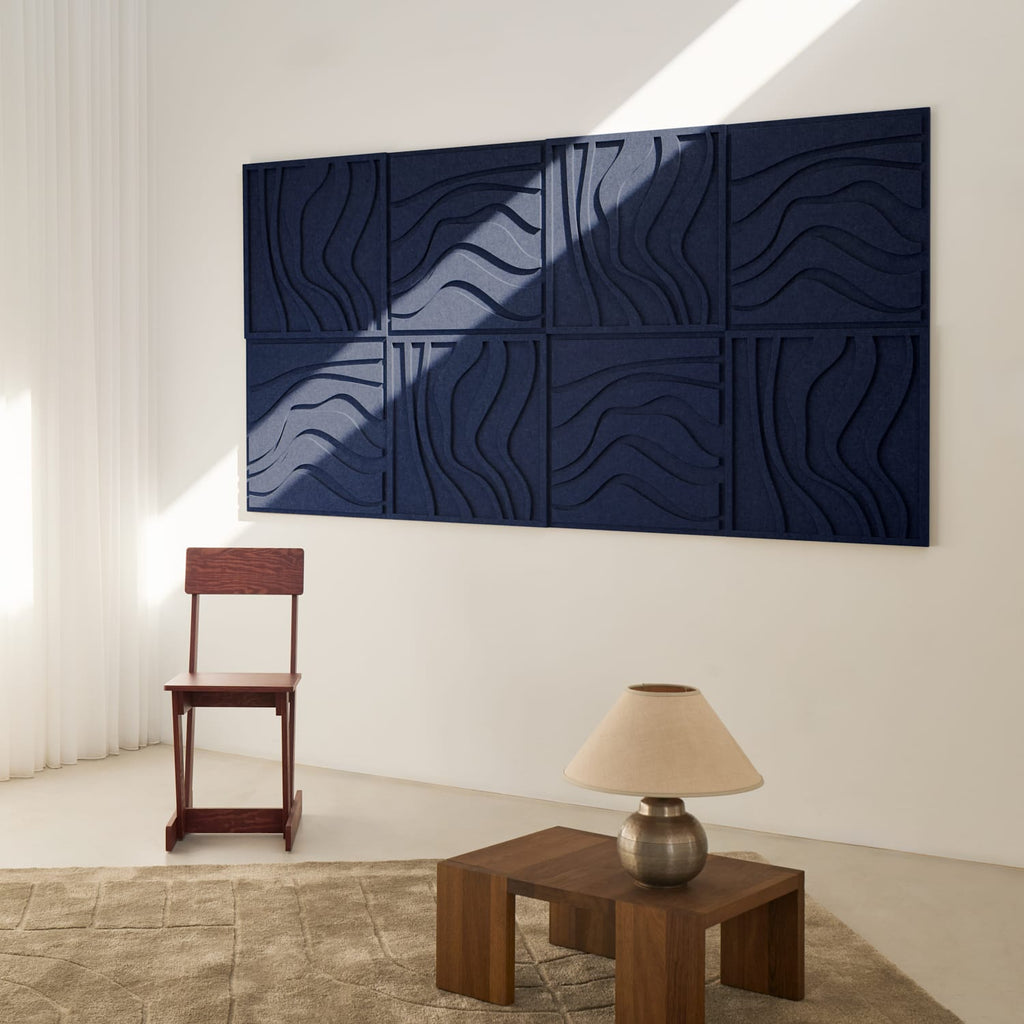 Wave Tile Set | Decorative Acoustic Tiles - New Modern Art – Arturel.com