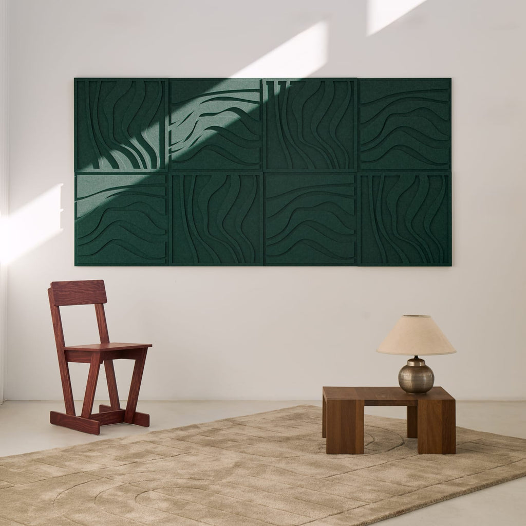 Wave Tile - Petroleum Green